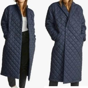 Rebecca Minkoff Quilted Twill Coat